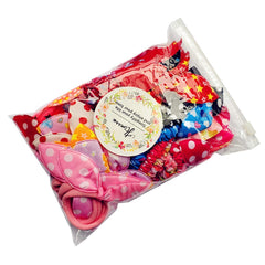 Himeeu lifestyle basket of hair accessories showcasing convenience and storage