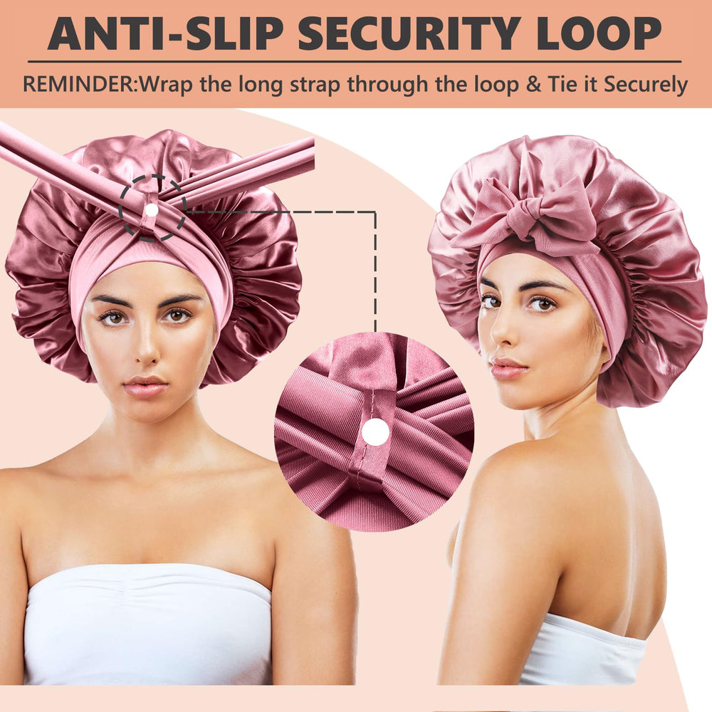 Himoswis satin texture close-up highlighting smooth, anti-frizz fabric