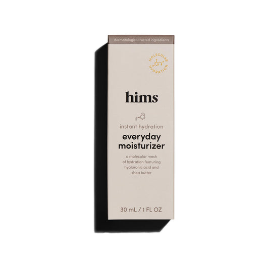HIMS & HERS front packaging showing compact tube and brand clarity