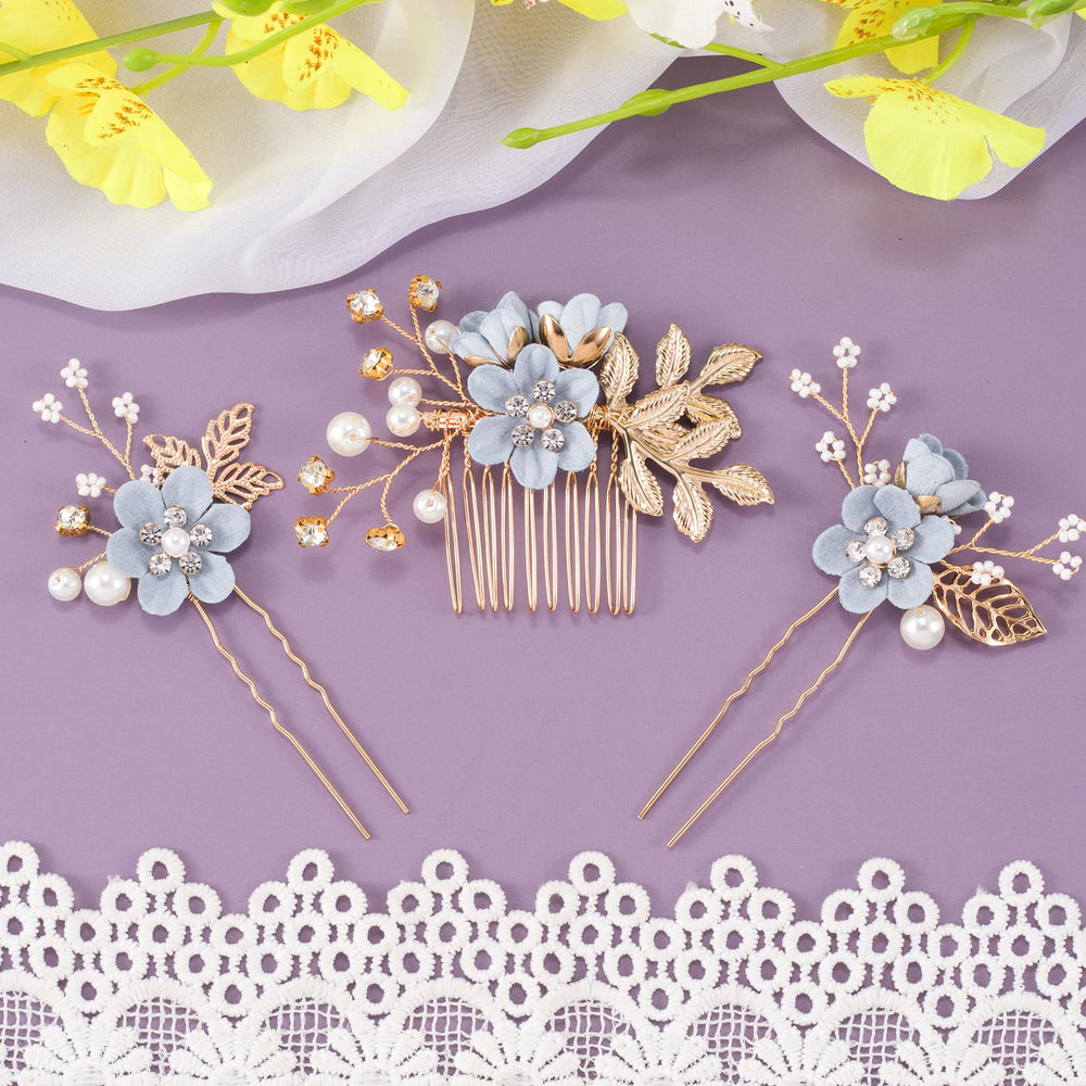 HINZIC three pins laid out to show shapes and combination options for versatile styling benefit