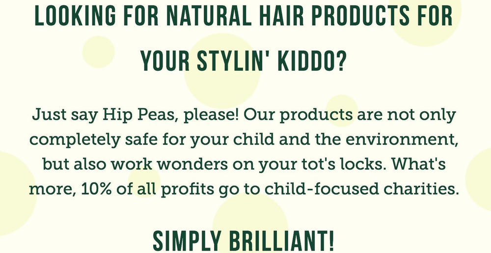 Hip Peas applied to wet hair during styling to boost curl formation and definition