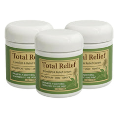 HiRelief jar front label showing product and clear branding benefit