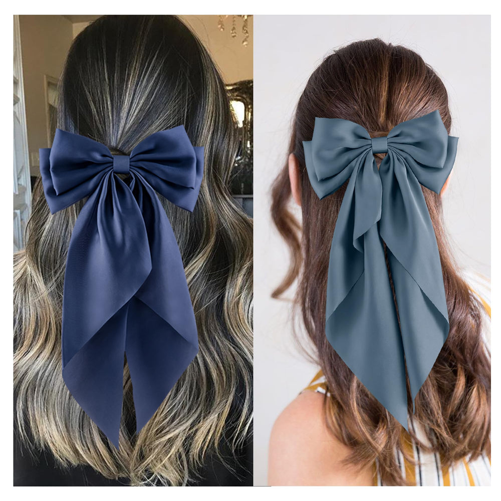 hisial bow in ponytail styling demonstrating polished, elevated look