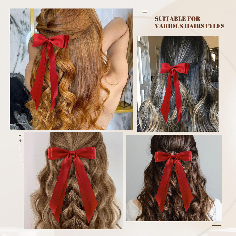hisial matching bows on two pigtails creating playful symmetry benefit: coordinated style