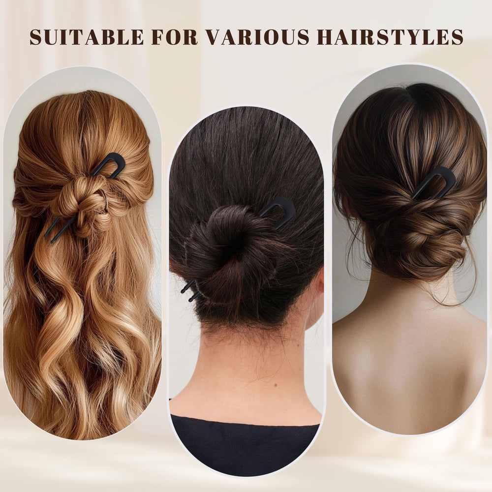 hisial pin holding a chignon for reliable hold during events