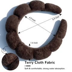 HitModa close-up of terry fleece texture highlights absorbent, gentle fabric