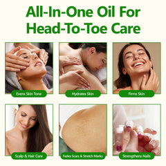 HJFRONGF applying oil to elbow as a spot treatment for dry patches benefit