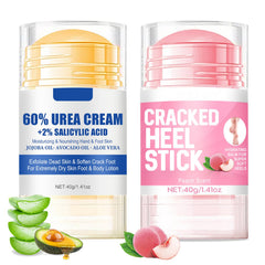 HJXUQIME front tube showing label and aloe peach scent, clear product identity and benefit