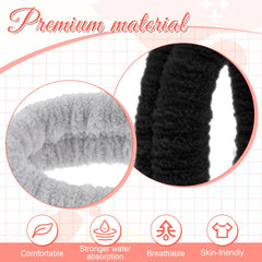 HJZHII headband beside ruler showing 17×5 cm size and stretchable fit for most heads