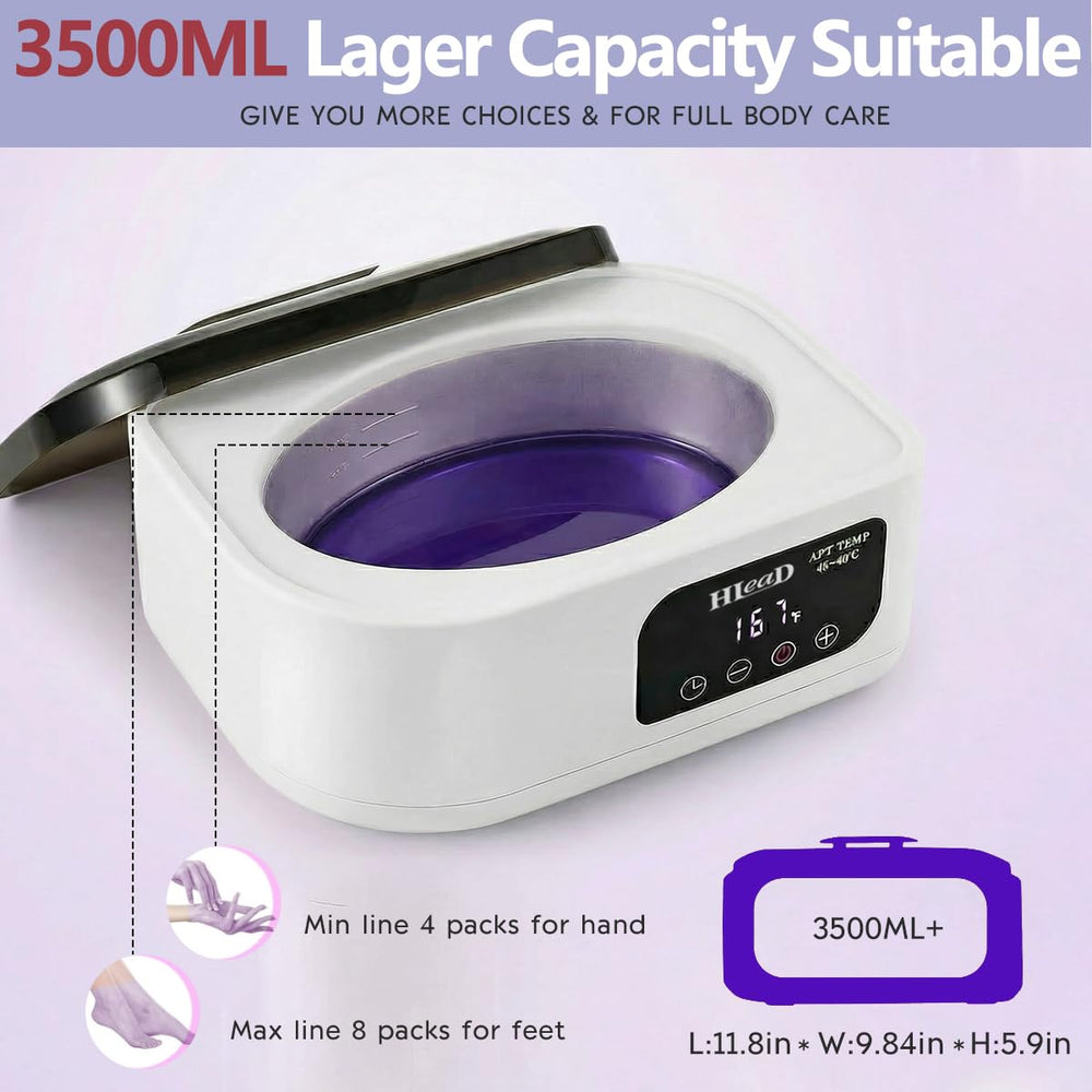 HLead large inner tub scale showing room for hands and feet for comfortable dips