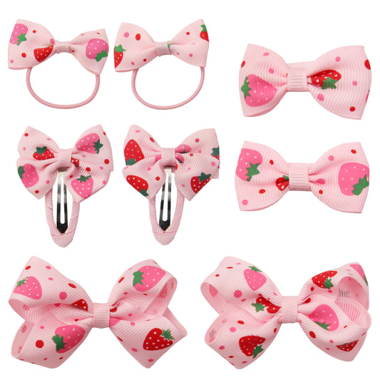 HLTOO front packaging showing all six strawberry clips and two ties, clear set display