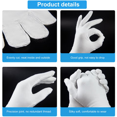 HMNYSOL gloves holding jewelry for fingerprint-free handling