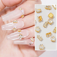 HNUIX charm applied on acrylic nail demonstrating decorative effect