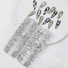 HNUIX tweezer and rhinestone picking pen displayed for precise application benefit