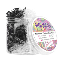HOYOLS front packaging showing 1500-piece band set and container benefits