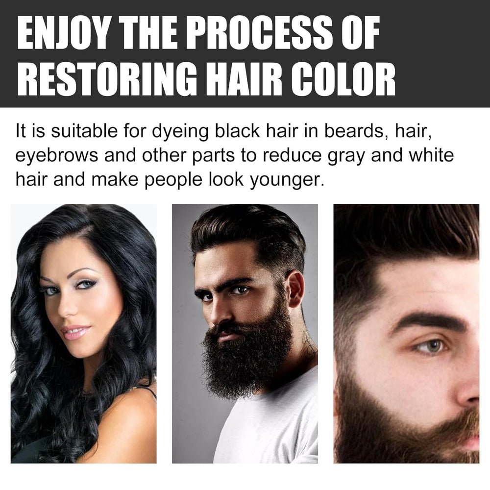 Hogitpe beard application showing controlled use and natural conditioning