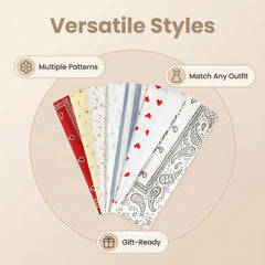 HOLAILS headband next to hand showing 6x23cm size and scale benefit