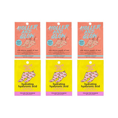Holler & Glow front packaging showing playful prints and six-pack benefit