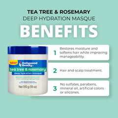 Hollywood Beauty rosemary and tea tree ingredient close-up highlighting scalp refresh