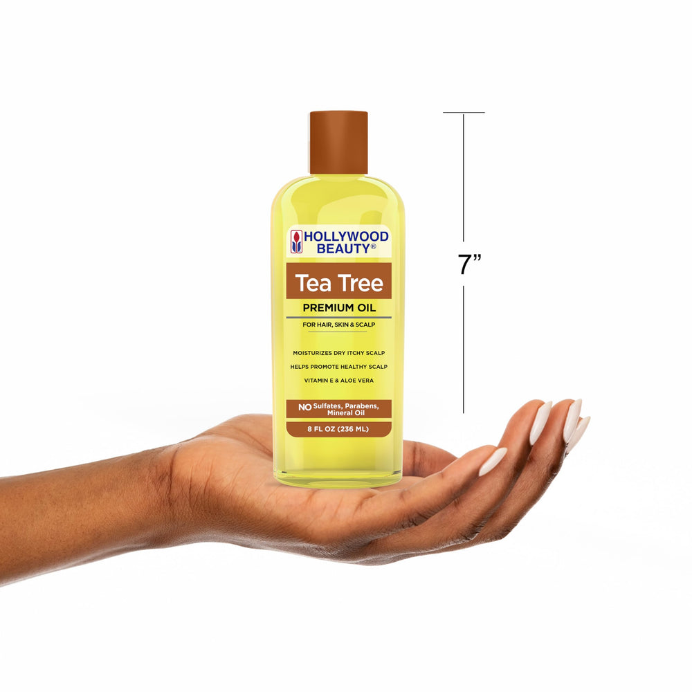 Hollywood Beauty used as hot oil on hair mid-lengths and ends for hydration