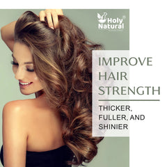 Holy Natural applied to scalp during massage demonstrating targeted nourishment and circulation support