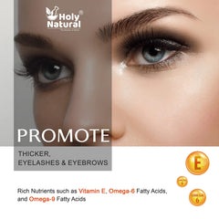 Holy Natural label close-up featuring USDA organic seal and ingredient transparency for confidence