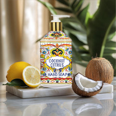 Home & Body Company Coconut Citrus pump action, dispenses controlled foam