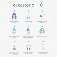 Lifestyle scene of Home Health castor oil with DIY ingredients demonstrating versatile uses
