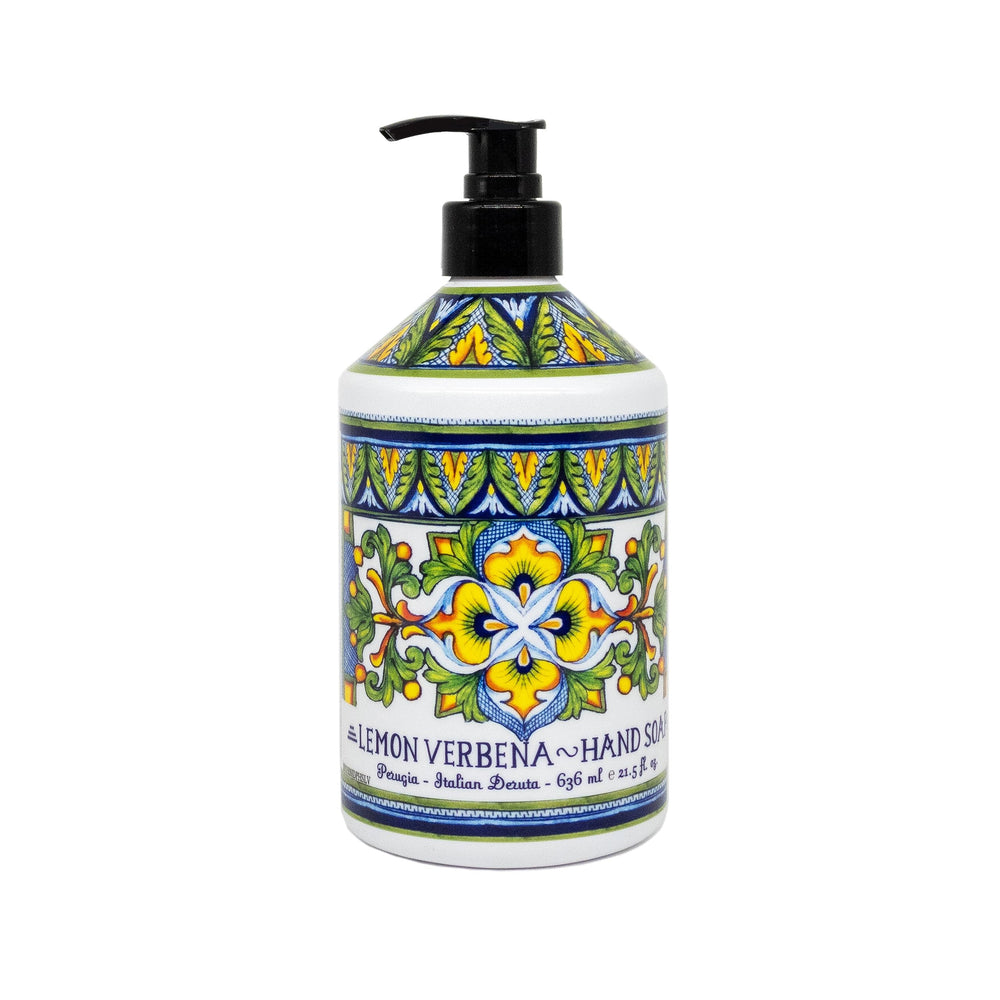 Home & Body Company Perugia Deruta sweet orange bottle close-up showing bright citrus label for uplifting freshness