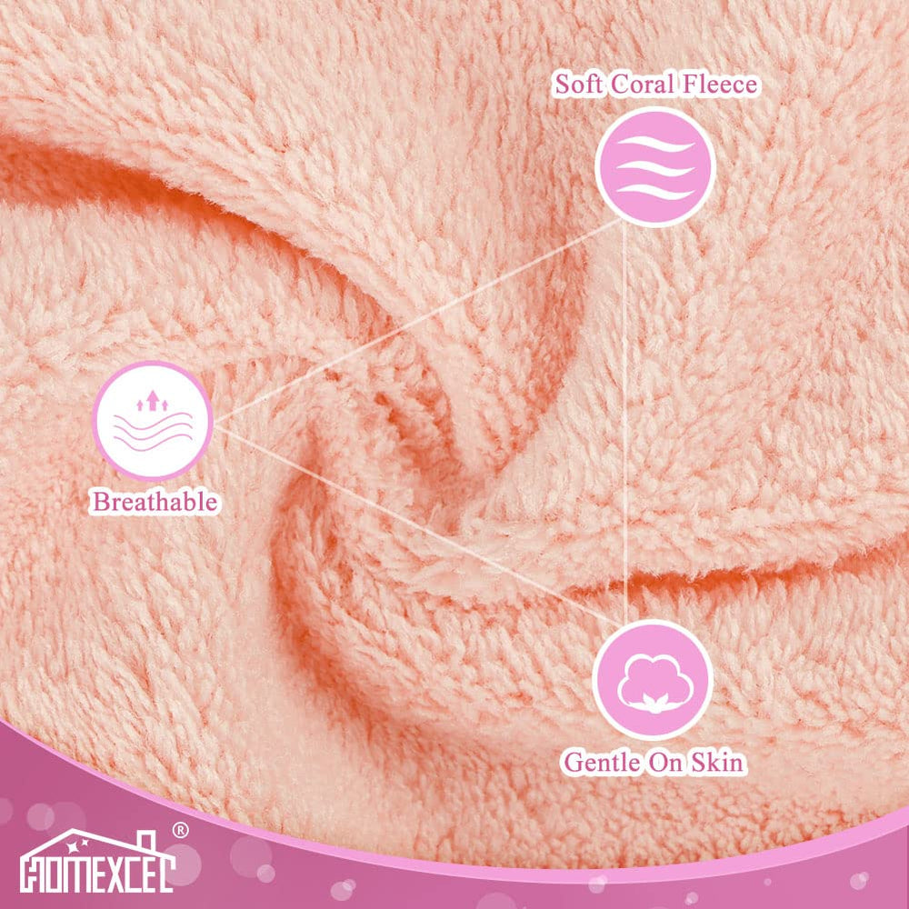 HOMEXCEL coral velvet close-up highlighting soft texture and gentle cleanse