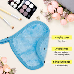 HOMEXCEL close-up microfiber texture showing gentle exfoliation