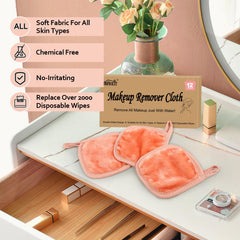 HOMEXCEL smooth side detail ideal for wiping away makeup residue