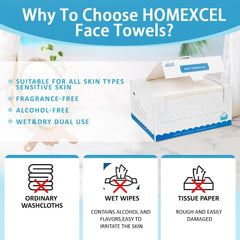 HOMEXCEL towels in a travel bag lifestyle scene for on-the-go hygiene