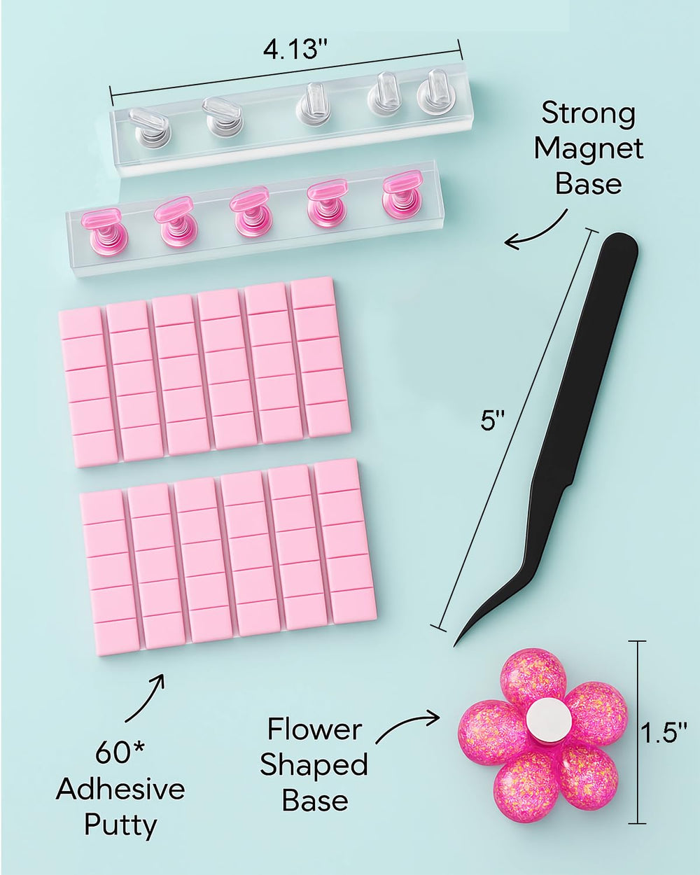 HomTop size comparison with fingers showing scale and ergonomic use