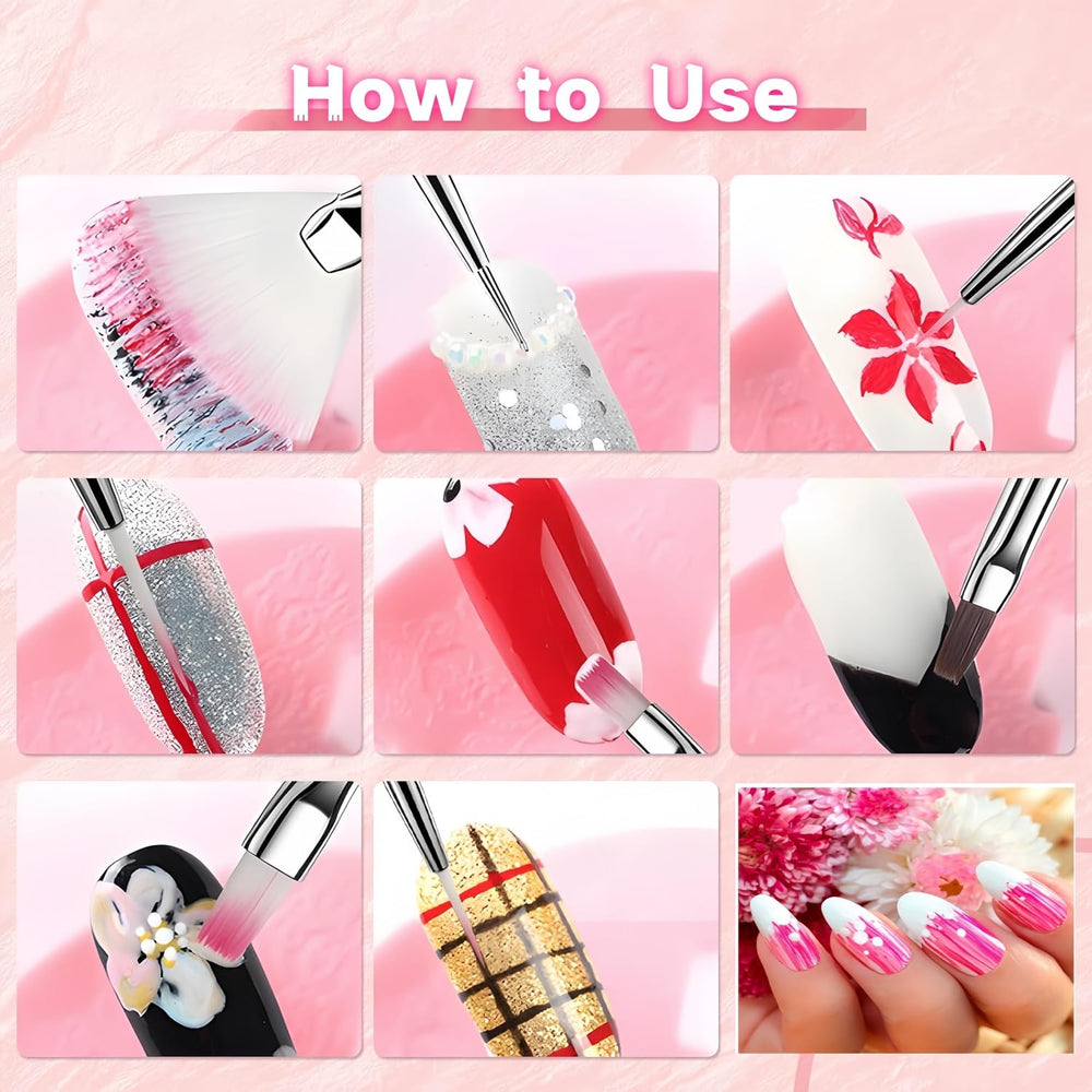 HomTop nail artist using tools in a salon setting for efficient professional results