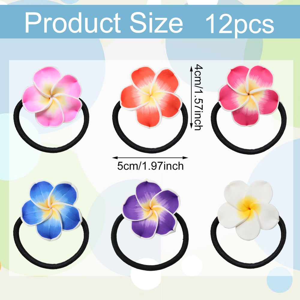 Honbay close-up of polymer clay frangipani petal texture, durable realistic detail