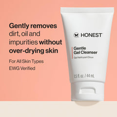 Honest Beauty back label detail displaying ingredient list and directions for use