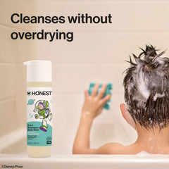 The Honest Company product label closeup highlighting ingredient transparency and safety