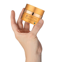 Honey Girl Organics close-up of creamy texture highlighting rich hydration