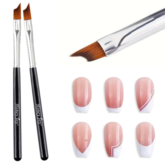 Honey Joy brush pack front view shows professional oblique tips for precise lines