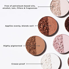 Honeybee Gardens Cameo swatch on forearm showing buildable pigmentation and natural finish