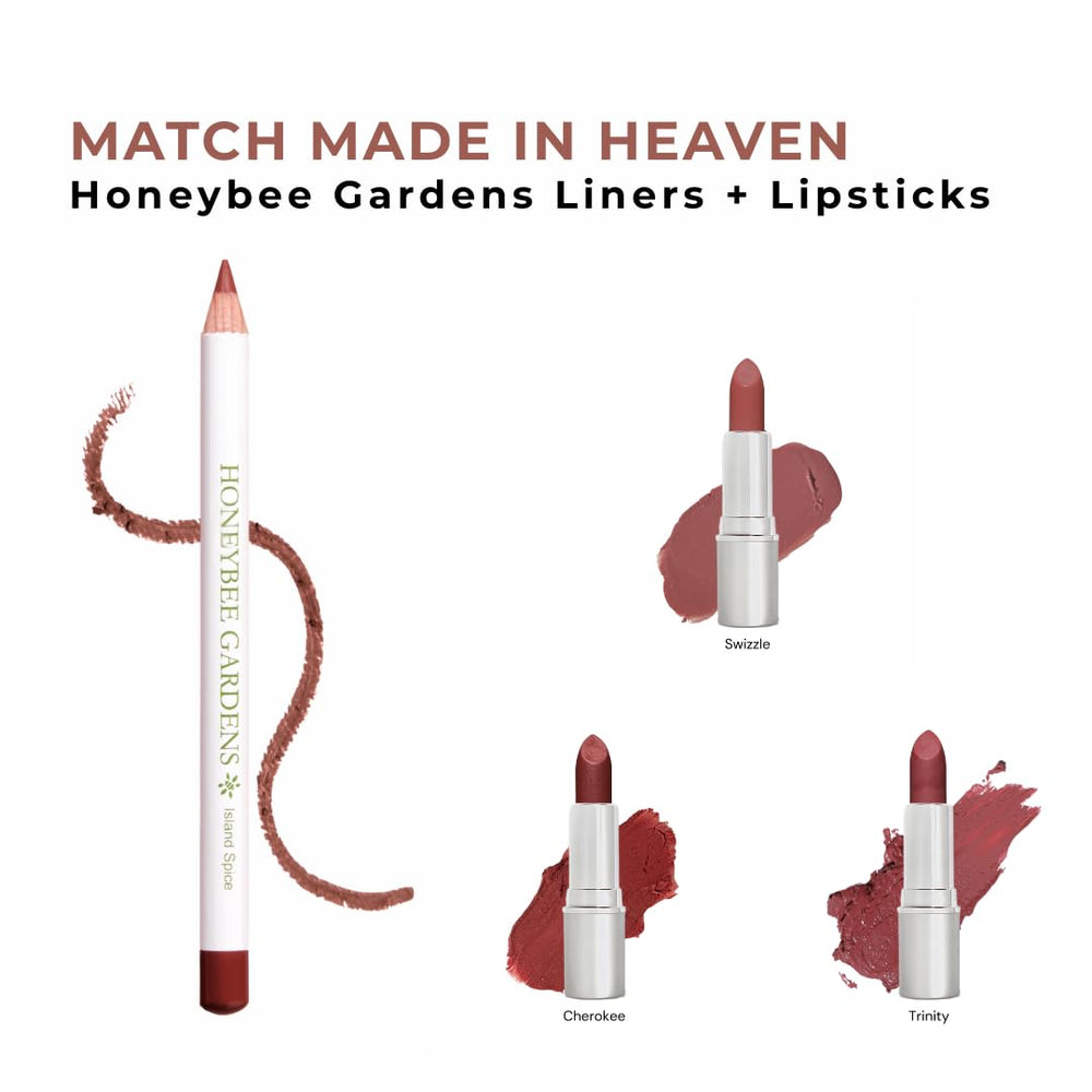 Honeybee Gardens pencil beside coin demonstrating compact travel-friendly size