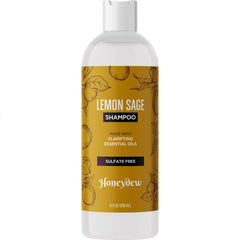 HONEYDEW front packaging showing lemon sage shampoo and benefits
