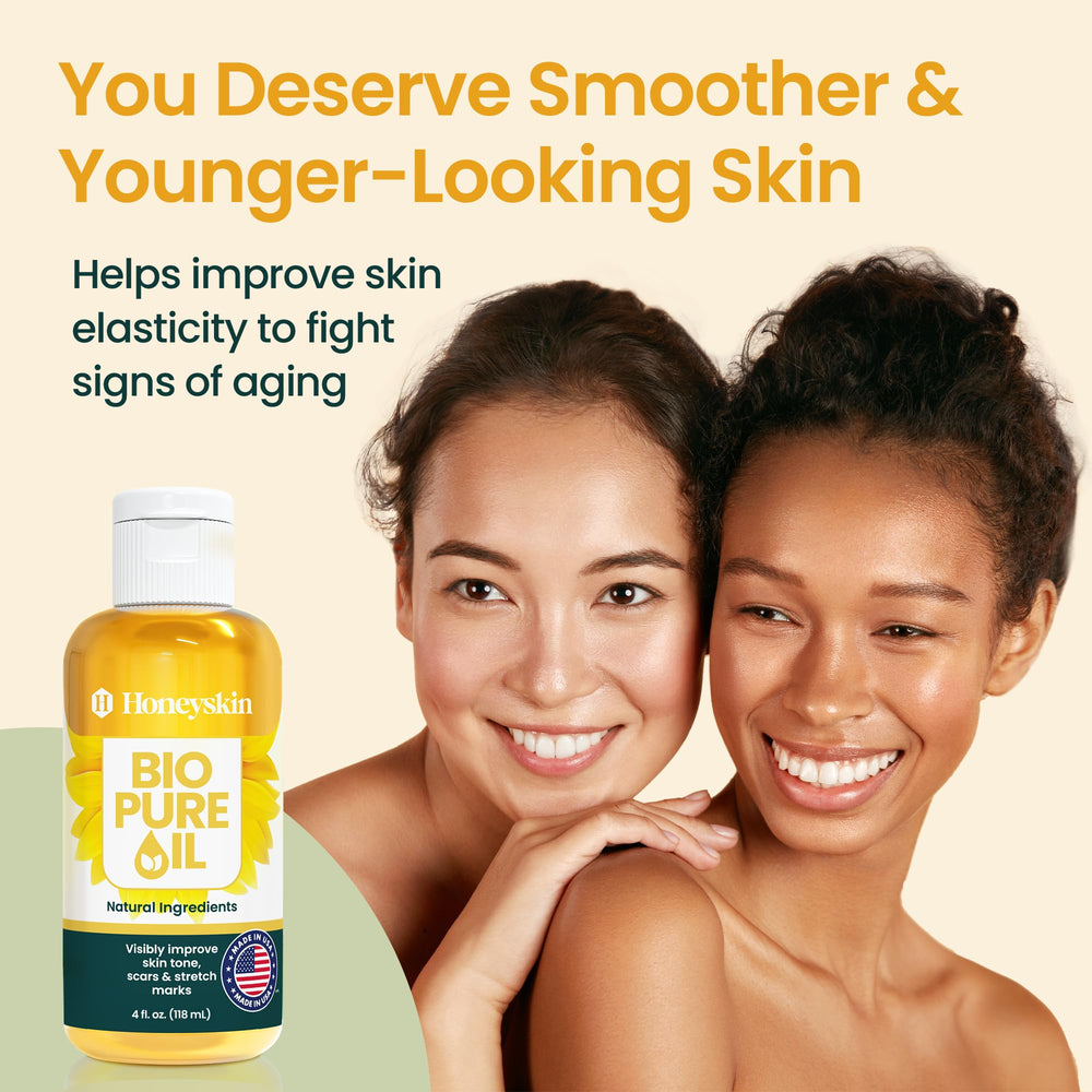 Honeyskin oil texture droplet showing lightweight, fast-absorbing benefit