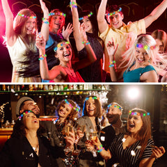 HONLYNE model wearing glowing crown showing visual impact at events