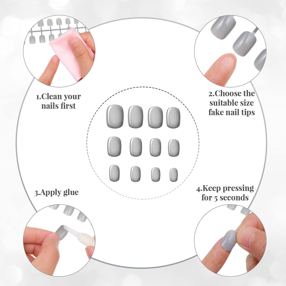 Honoson nails on hand scale comparison illustrating true size and fit confidence