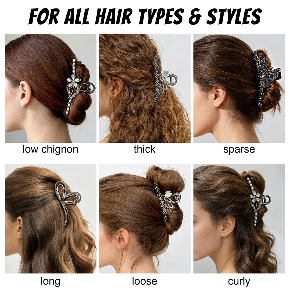 Hoojoot clip styled with evening dress showing decorative finishing touch