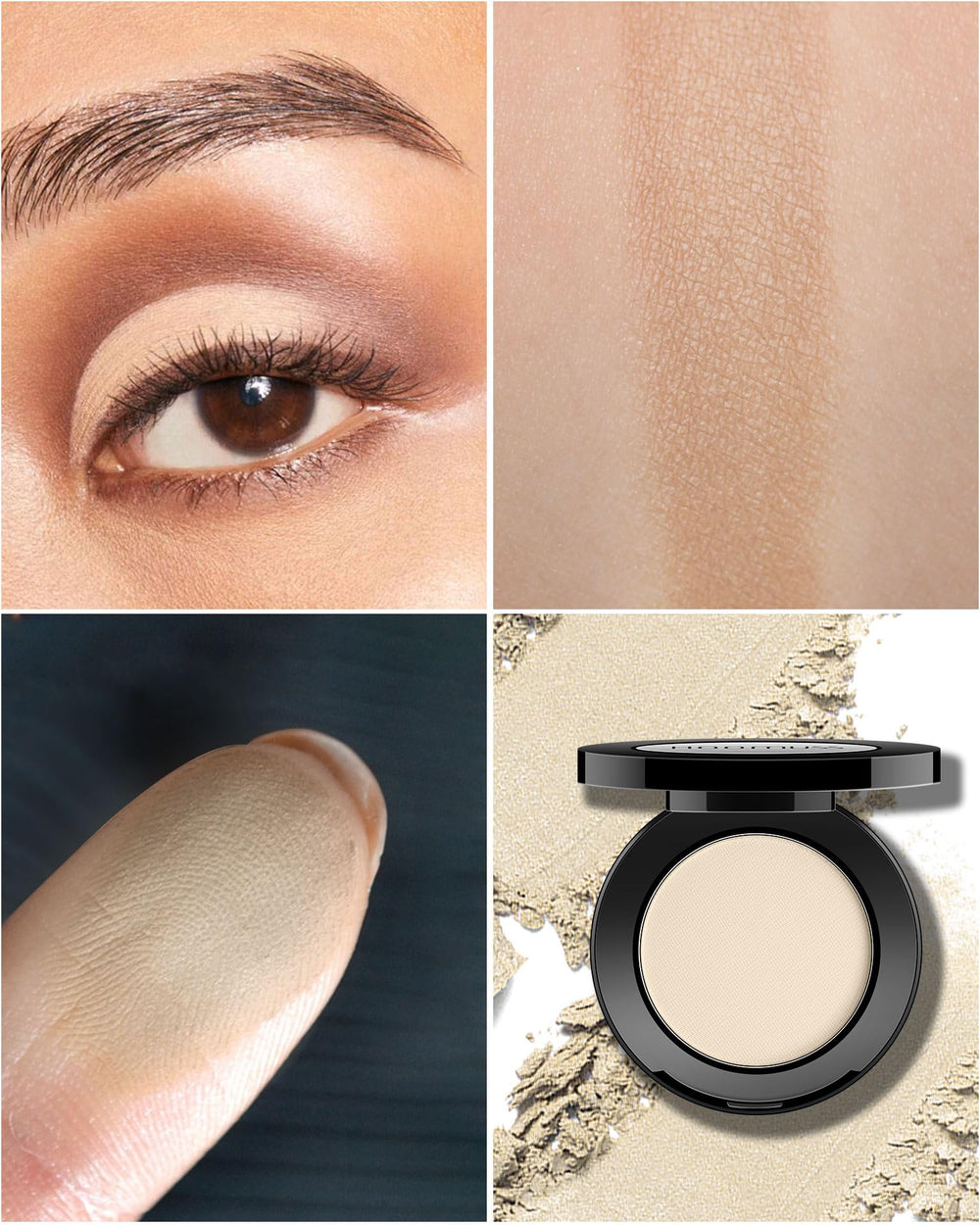 HOOMUSS swatch on skin demonstrating true beige payoff and buildability