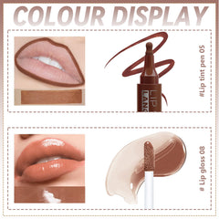 HOSAILY application demo showing outlining then filling for fuller lips