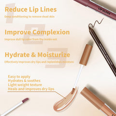 HOSAILY gloss wand with texture swirl highlighting smooth application